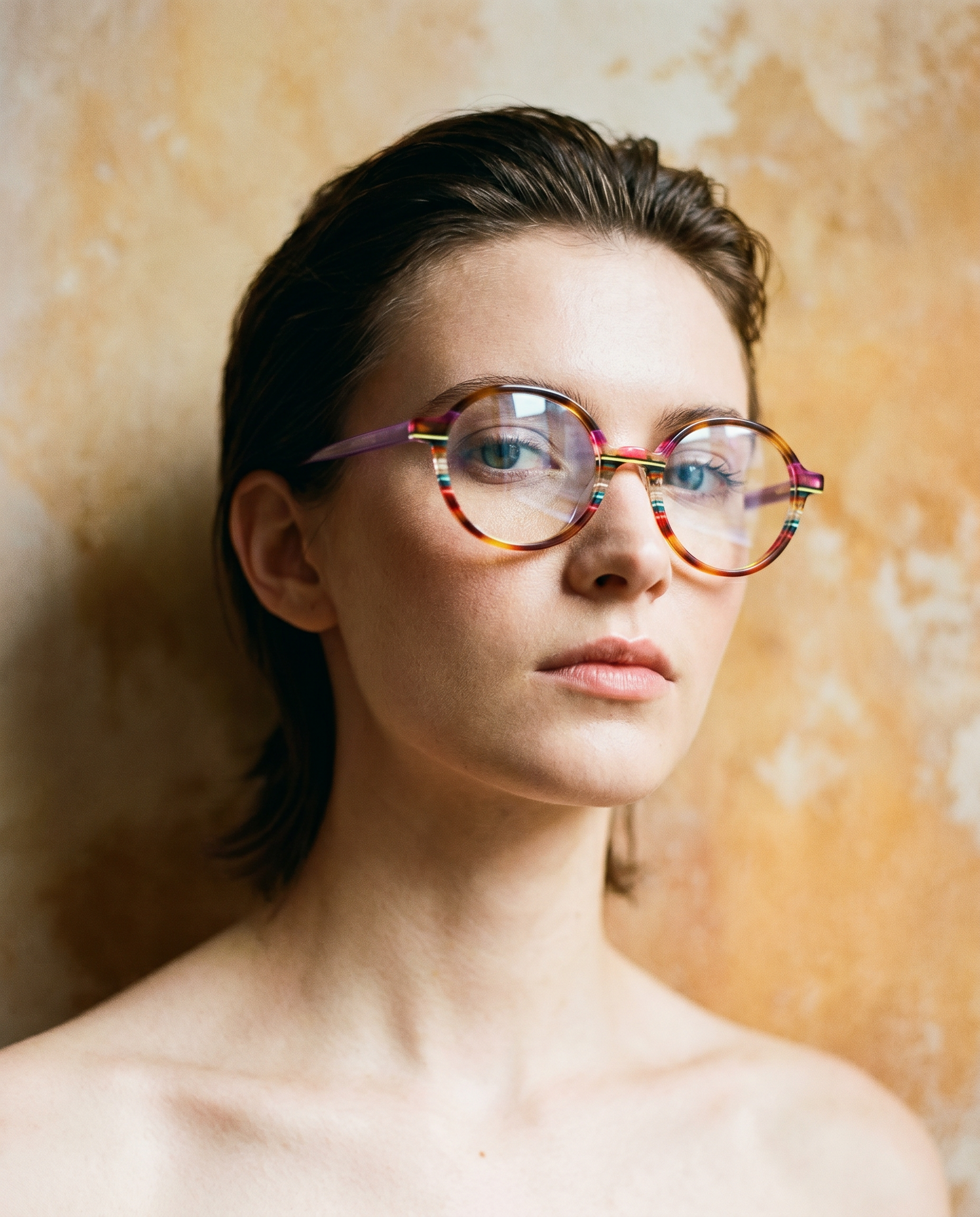 HENRI | Round Colorful Glasses