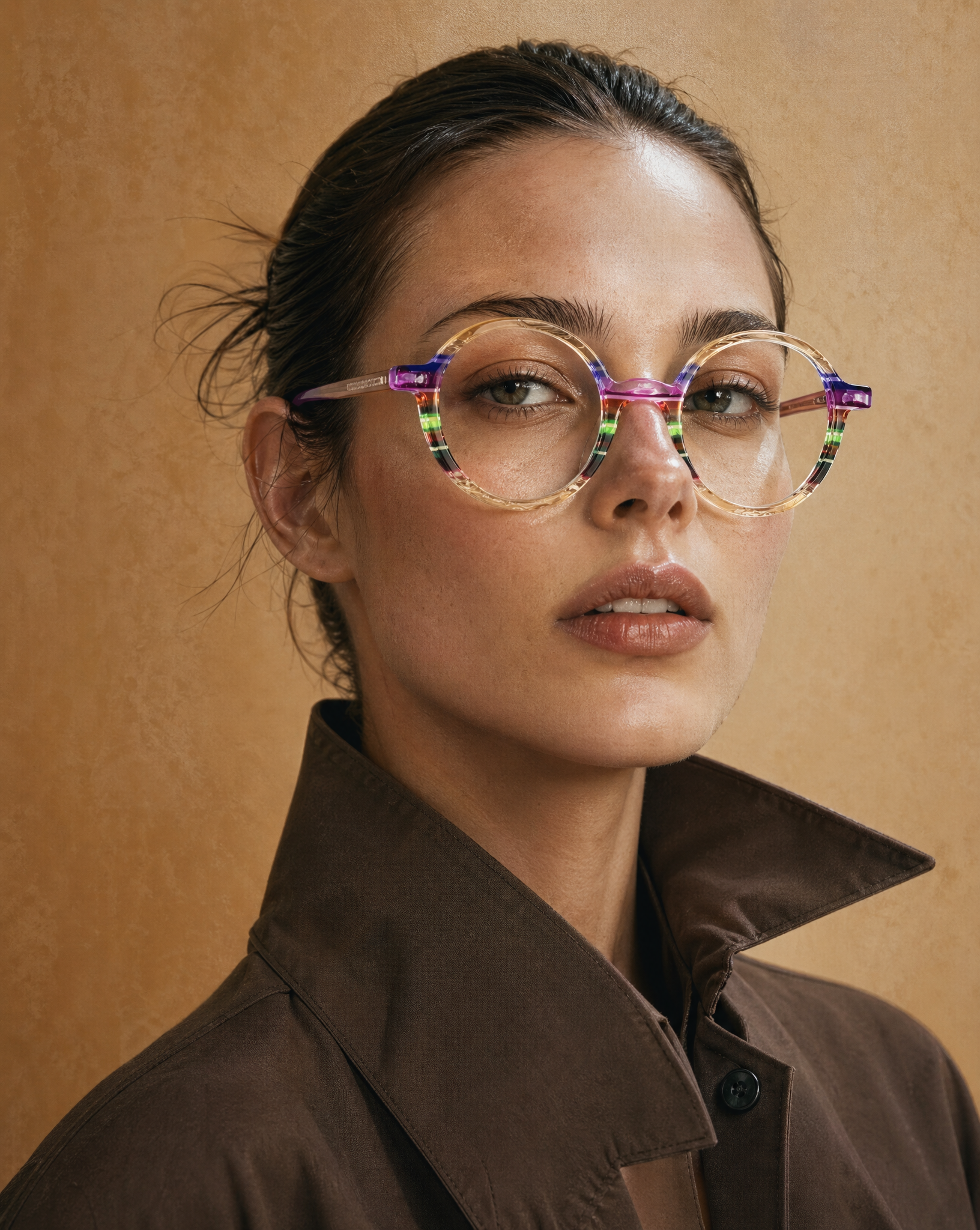 HENRI | Round Colorful Glasses