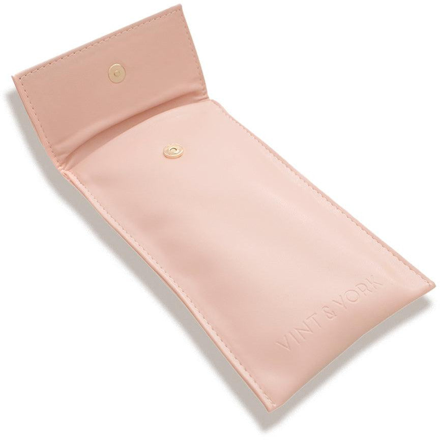 POUCH IN POWDER PINK from Vint & York